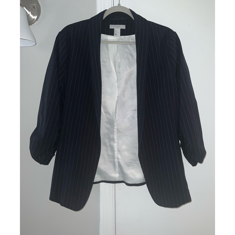 H&M Striped Blazer